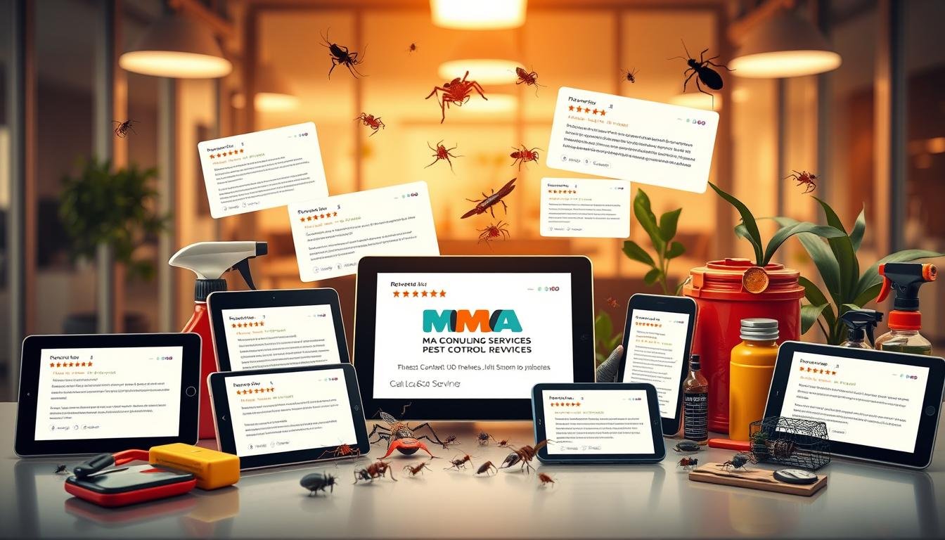 the role of reviews in local seo for pest control services